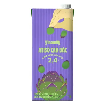 Trà Atiso Ít Đường Vinamilk Hộp 1L
