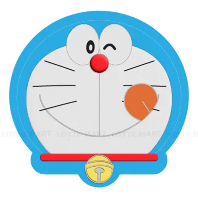 Kẹo Gum Cuộn Lotte Doraemon Vị Soda Kem Dưa Lưới 54g