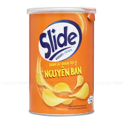Snack Khoai Tây Chiên Slide Vị Nguyên Bản Hộp 60g