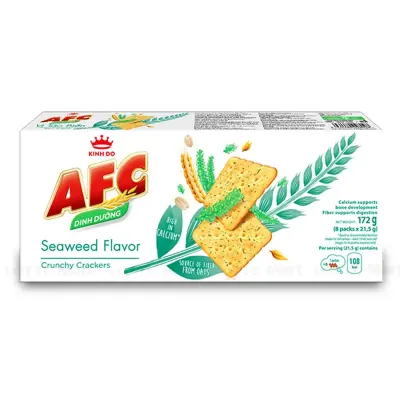Bánh Quy AFC Vị Tảo Biển Hộp 172g