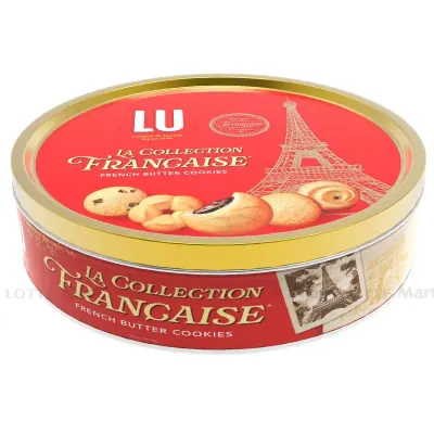 Bánh Cookies Bơ LU Hộp Thiếc 180g