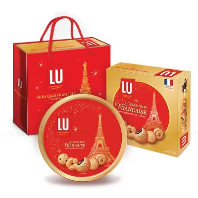 Bánh Cookies Bơ LU Hộp Thiếc 720g