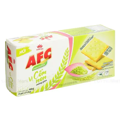 Bánh AFC Dinh Dưỡng Vị Cốm Non Hộp 109g