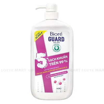 Sữa Tắm Bioré Guard Sạch Mịn Thư Giãn Chai 1.2kg
