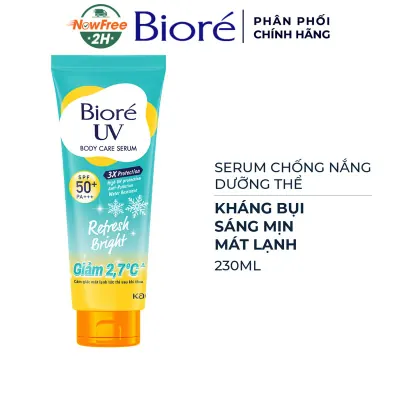 Serum Chống Nắng Dưỡng Thể Bioré Sáng Mịn Mát Lạnh 230ml