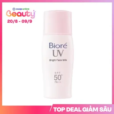 Sữa Chống Nắng Bioré Sáng Hồng Tự Nhiên SPF50+ Pa+++ 30ml