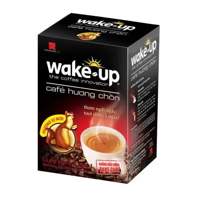Cafe Wake Up Hương Chồn Hộp Giấy 18 Gói x17g
