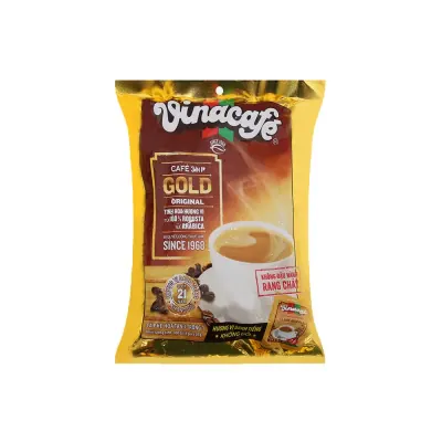Cà Phê Sữa Hòa Tan VinaCafé Gold 3in1 Túi 480g (20g x 24 Gói)