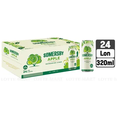 Thùng 24 Lon Nước Táo Lên Men Somersby 3.5% ABV 320ml