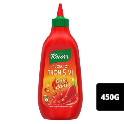 Tương Ớt Knorr 5 Vị Cay Đậm 450g