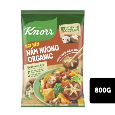 Hạt Nêm Knorr Nấm Hương Organic 800g