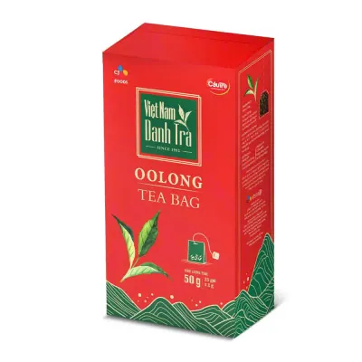 Trà Ô Long Cầu Tre Hộp Giấy 25 Túi x2g