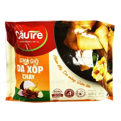 Chả Giò Da Xốp CJ Cầu Tre Nhân Chay Gói 400g
