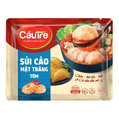 Sủi Cảo Mặt Trăng Cầu Tre Nhân Tôm 396g