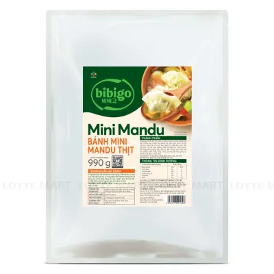 Bánh Xếp Mini Mandu Thịt bibigo 990g