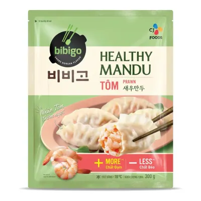 Bánh Xếp Hàn Quốc bibigo Nhân Tôm Gói 300g