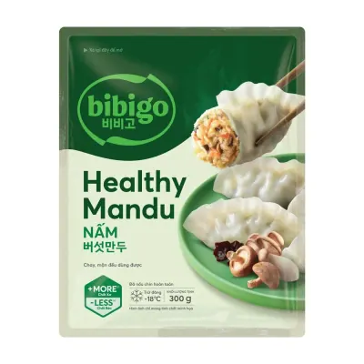 Bánh Xếp Hàn Quốc bibigo Nhân Nấm Gói 300g