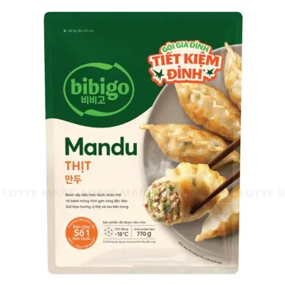 Bánh Xếp Mandu bibigo Thịt 770g