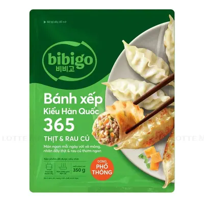 Bánh Xếp bibigo Kiểu Hàn Quốc 365 Thịt và Rau Củ 350g