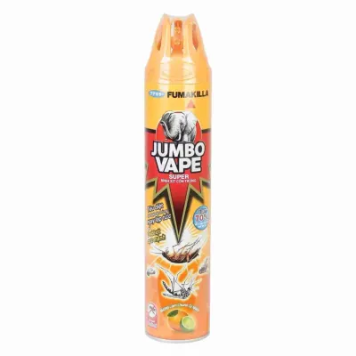 Bình Xịt Côn Trùng Jumbo Vape Hương Cam Chanh Dạng Chai 600ml