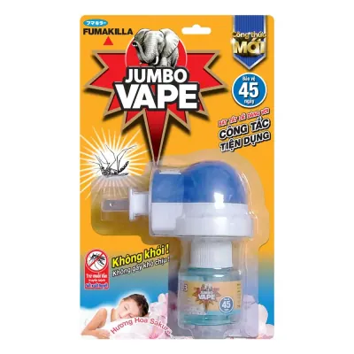 Bộ (Máy và Thuốc) Đuổi Muỗi Jumbo VL3 34ml – CX