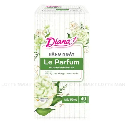 Băng Vệ Sinh Diana Hàng Ngày Le Parfum Hương Nhài Ả Rập Gói 40 Miếng