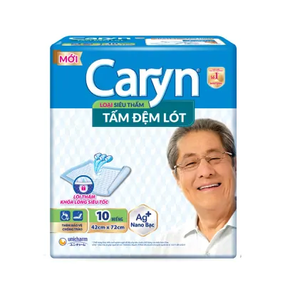 Tấm Đệm Lót Siêu Thấm Caryn Dành Cho Người Lớn L10 (10 Miếng)