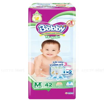 Tã Quần Bobby Jumbo Size M 42 Miếng (6-10kg)
