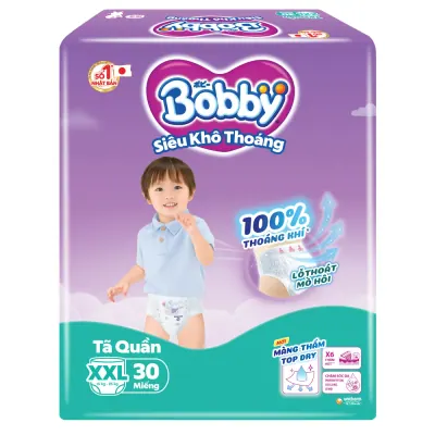 Tã Quần Bobby XXL 30 Miếng