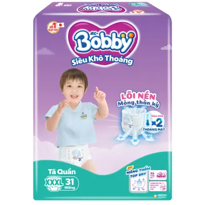 Tã Quần Bobby Xxxl 31 Miếng