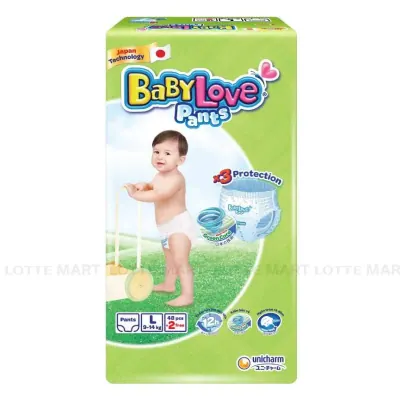 Tã Quần Baby Love Size L Bịch 48 Miếng
