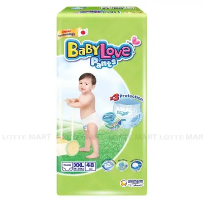 Tã Quần Baby Love Size XXL Bịch 48 Miếng