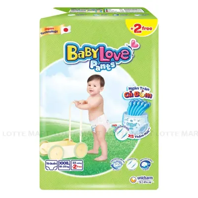 Tã Quần Baby Love Size Xxxl Bịch 33 Miếng