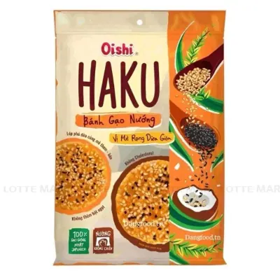 Bánh Gạo Nhật Oishi Vị Mè Rang Gói 138g