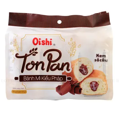 Bánh Ăn Sáng TonPan Kem Socola Gói 190g