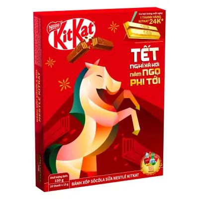 Choco KitKat Hộp Giấy 150g-Tết