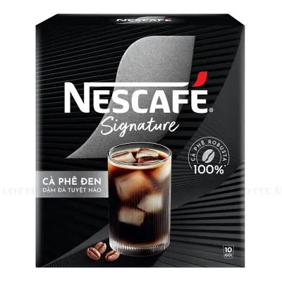 Cà Phê Đen Hòa Tan Nescafé Signature (10 Gói x 10.5g)