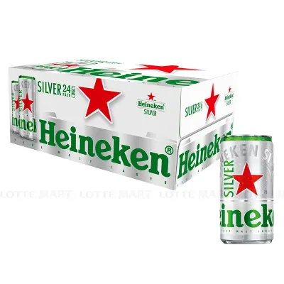 Thùng 24 Lon Bia Heineken Silver 4% ABV 330ml