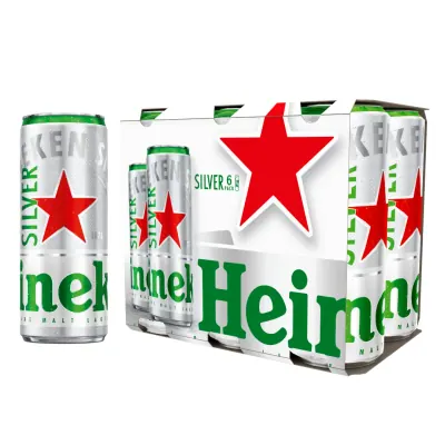Bia Heineken Silver Lốc 6lonx330ml