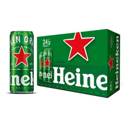 Thùng 24 Lon Bia Heineken Sleek 5%ABV 330ml