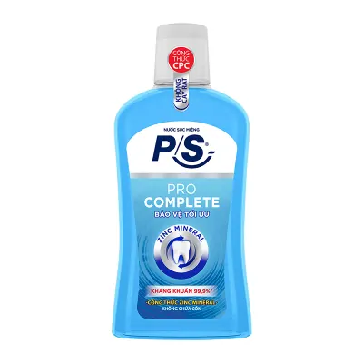 Nước Súc Miệng P/S Expert Protection Pro Complete Chai 500ml