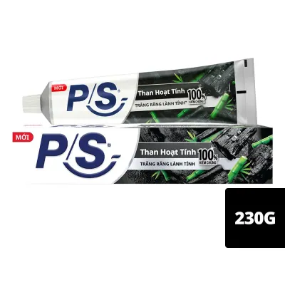 Kem Đánh Răng P/S Bảo Vệ 123 Than Hoạt Tính Hộp 230g