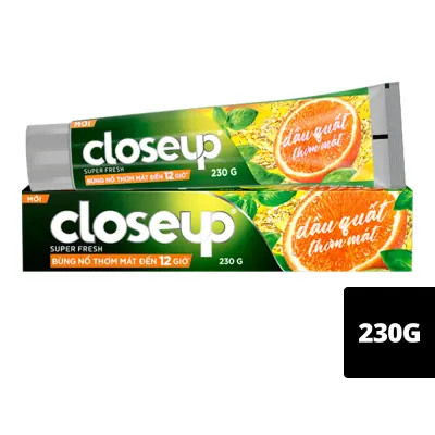 Kem Đánh Răng Closeup Dầu Quất Detox Thơm Mát 230g