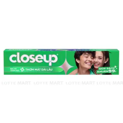 Kem Đánh Răng Closeup Bạc Hà Thơm Mát Tuýp 230g