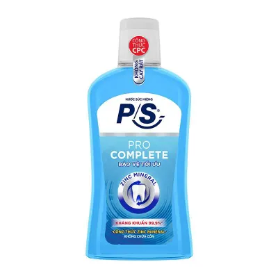 Nước Súc Miệng P/S Pro Complete Kháng Khuẩn 500ml