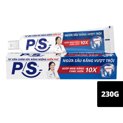 Kem Đánh Răng P/S Ngừa Sâu Răng Vượt Trội 230g