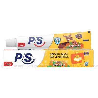 Kem Đánh Răng P/S Hương Cam Cho Trẻ 2-6 Tuổi 90g