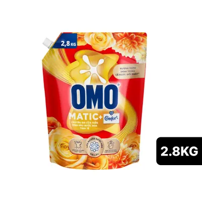Nước Giặt OMO Comfort Tinh Dầu Thơm Túi 2.8kg