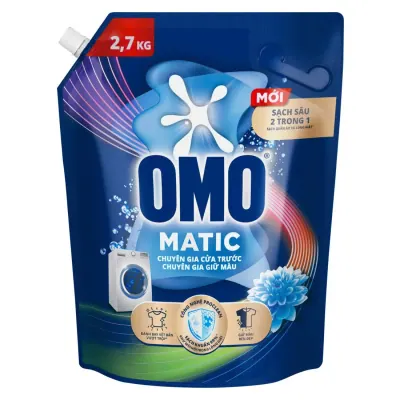 Nước Giặt OMO Bền Đẹp Cửa Trước Túi 2.9kg