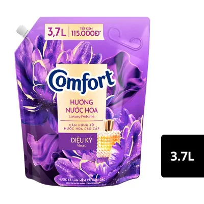 Nước Xả Comfort Hương Nước Hoa Thiên Nhiên Diệu Kỳ Túi 3.7L
